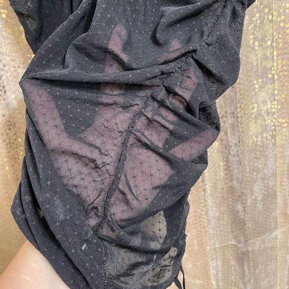 Vintage Victorias Secret Sexy Little Things Black Rhinestone Bustier Slip 34C - Picture 5 of 6